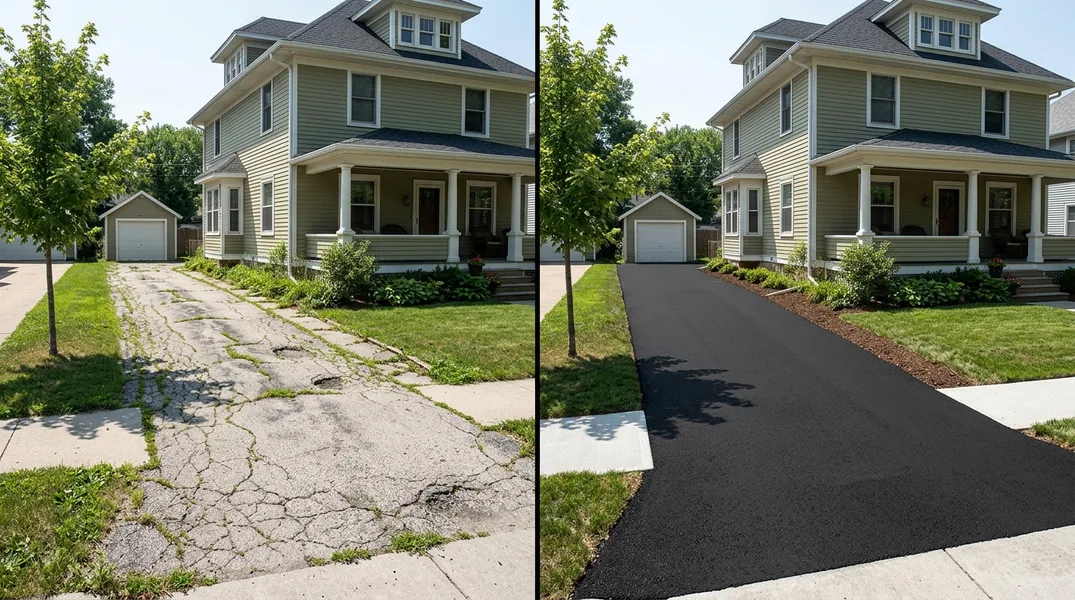 Asphalt vs Concrete Driveways in Cedar Rapids: Which Survives Iowa Winters?