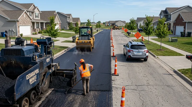 Private Road & HOA Paving Cedar Rapids