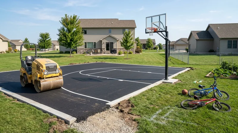 Sports Court & Path Paving Cedar Rapids